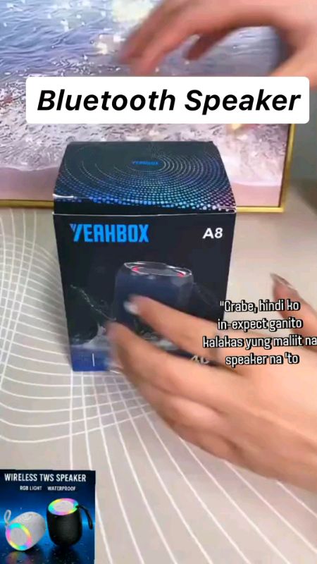 hindi ko in-expect ganito kalakas yung maliit na speaker na ’to#speaker #bluetoothspeaker #MasMuraSaShopee #hugotsashopee#fyp