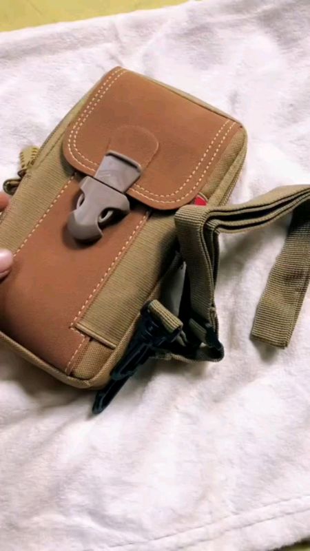 Men Waterproof Canvas Waist #BagPortable Travel bag Casual Mobile Phone Purse Pocket Belt Bum bag