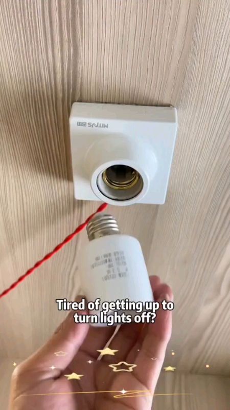 Smart Light Bulb Socket E27 Wireless Remote Control Switch LED Lamp Bases ON/OFF Room Chandelier Timer Switch Battery Powered