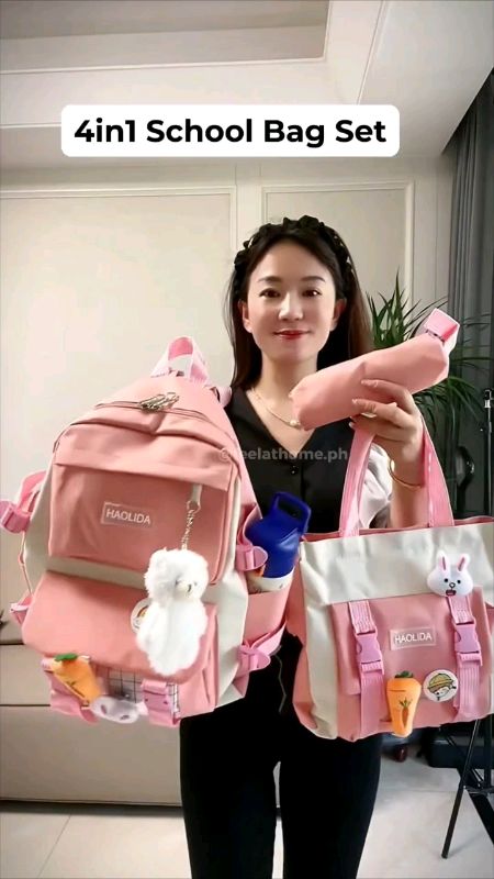 4in1 School Bag BackPack #BuyNow #Fyp #Trending #Shopee #MasMuraSaShopee #FreeCoinsInShopeeVideo
