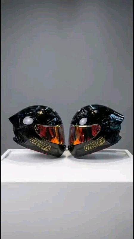 B1T1 COUPLE HELMET GILLE KERENA FF007 Full Face Helmet For Motorcycle Revo lens Free Clear Visor#SHOPEEMATIBAY