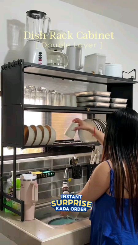 Dish Cabinet Rack#budgetfinds #Everyone #MasMuraSaShopee #sulitdeals