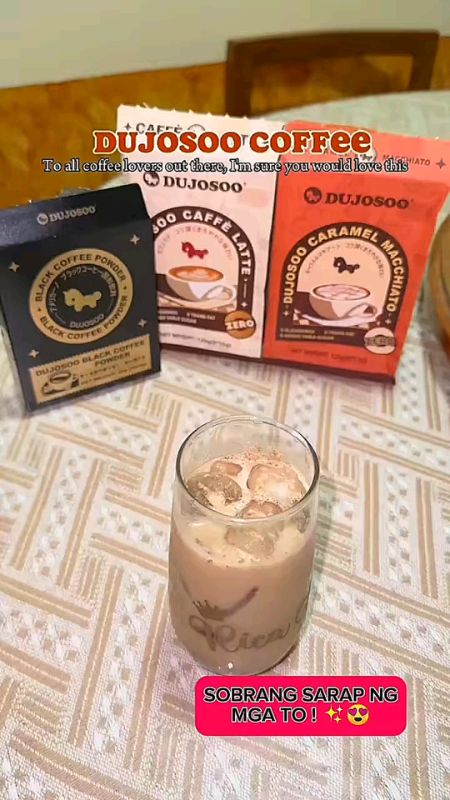 yummy coffee. ✨💯 #sugarfree #dujosoocoffee #blackcoffee #Dujosoo #cafelatte #Macchiato #caramel #MasMuraSaShopee #COFEE