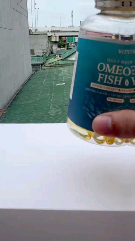 BEAU Fish Oil 1400mg (120 Capsules) - Omega-3 para sa Puso at Utak, Walang Amoy Isda - Para sa Matan#freecoininshopeevidio #MasMuraSaShopee😍😱 #fyp