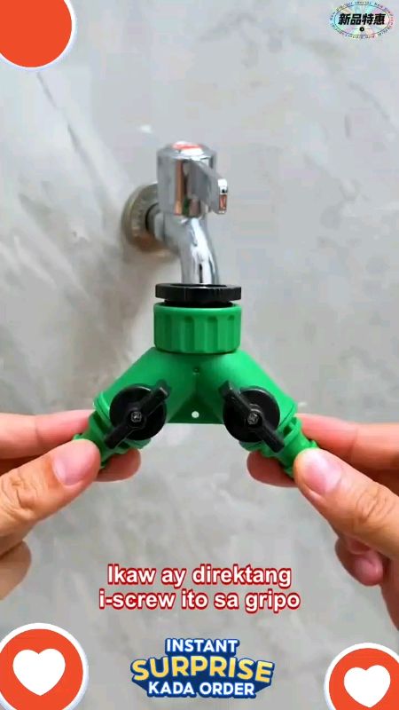#Yshaped 3/4 #FaucetSplitter Washing Machine Connector 1/2 Nipple Plastic with #SwitchAdapter#hugotsashopee #masmurasashopee #ShopeePhpaydaysale