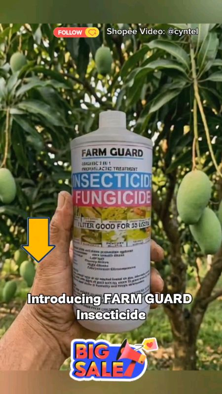 🛒 Click the yellow basket! #FarmGuard #Insecticide #Fungicide #CropProtection #MangoFarm #PlantProtection #HealthyPlants #AgricultureDepartment