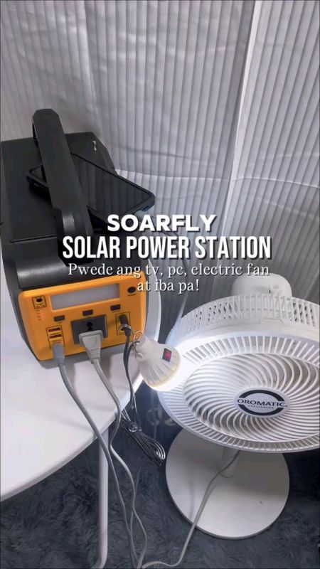 Portable 100W Super Large Capacity Power Station Fast Charge Mobile Power Solar Generator#trend #ShopeePHPaydaySale #MasMuraSaShopee #FreeCoinsInShope