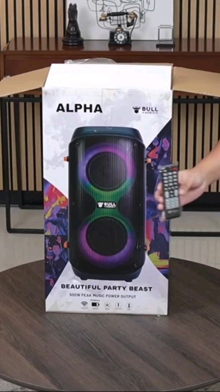#Bull Audio Alpha / #Alphawith #WirelessMicrophone #Bluetooth #PartySpeaker#DeeBass#MASMURASASHOPEE #HUGOTSASHOPEE #freecoinsInShopeevideo #fyp#💯✅❤️