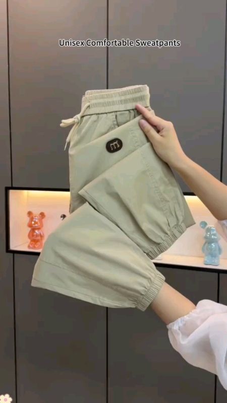 MANSTR  4 Color Summer Trend Unisex Quick Dry Lightweight Straight Joggers Slim Fit Casual All-match Drawstring Pants#unlifreeShippingNationwide