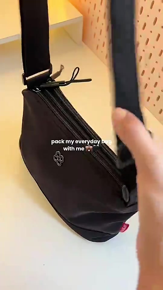 Casual Style Soft Nylon Sling Bag