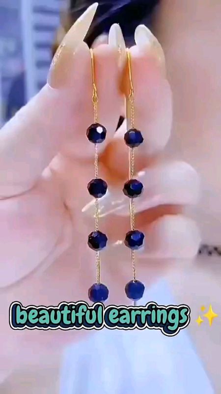 #stitch with flodelizabanto.. Fashion Pearl Butterfly Flower Tassel Zircon  Earrings  Drop Dangel Jewelry#HugotsaShope #GoogQuality #murasashopee