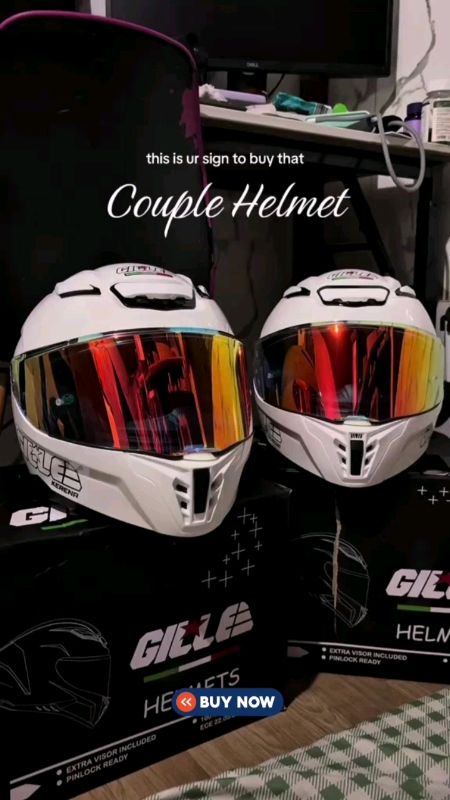 【𝑩𝒖𝒚 𝟏 𝑻𝒂𝒌𝒆 𝟏】GILLE COUPLE KERENA Buy 1 Take 1 Revo Visor Helmet Full Face for Motorcycle Free Visor