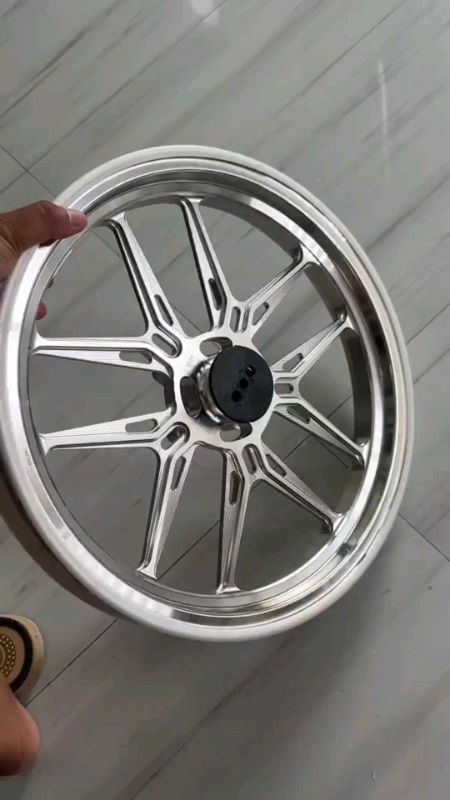 TRC CNC XPYDER 10 SPOKES MAG WHEELS ( 1.85F x 2.15R 14) for HONDA CLICK 7702 #FREECOINSSASHOPEE #HUGOTSASHOPEE #MASMURASASHOPEE