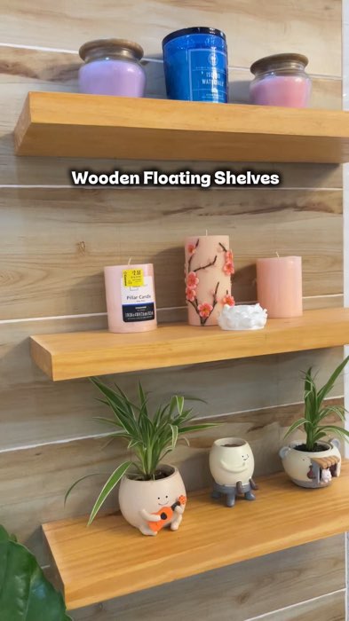 #woodenshelves  #shelves #floatingshelves #homedecor