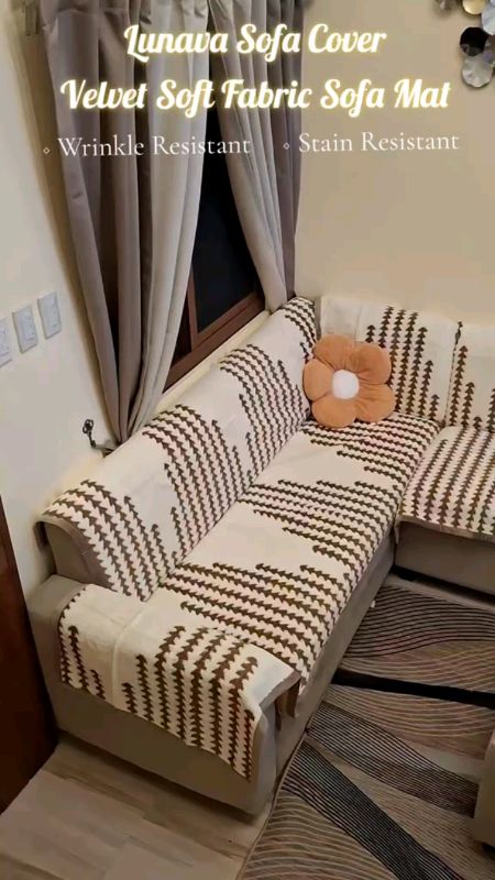 #LUNAVASofaCoverVelvet #WashableDurableSoft #FabricFourSeasonUniversalSofa #Mat