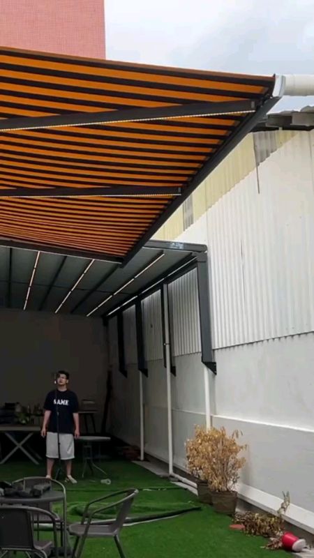 （Factory sales）Foldable and adjustable awning, retractable awning,rainproof and sunproof#freecoininshopeevidio #MasMuraSaShopee😍😱 #fyp #buynow