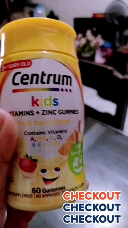 Centrum Kids Multivitamin Gummies Fruit 60's #centrum #multivitamins #highlyrecommended #creatorsearchinsights #checkoutnow #ShopeeFinds
