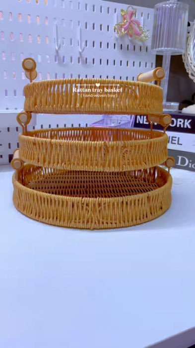 #handwoventray #tray #rattantray