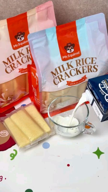 Mr.Squirrel Milk Rice Crackers 240g #FreeCoinsInShopeeVideo #MasMuraSaShopee #HugotSaShopee #ShopeePHPaydaySale #mrsquirrel #fyp #viral #trending