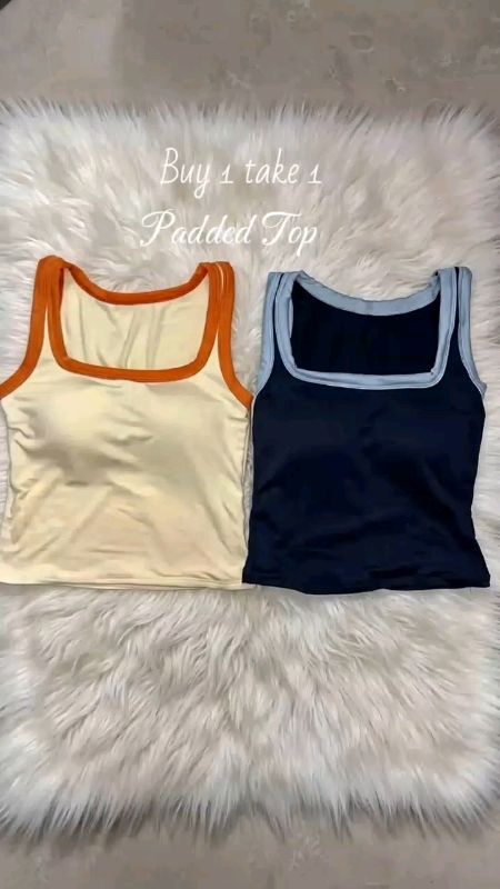 square neck double lining padded top #paddedtop #squareneck #doublelining #womenswear #womentops