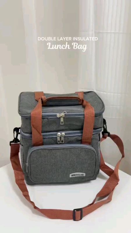#Double Layer Thickened Portable Lunch Bag Insulation Bag Picnic Essential - Food Storage#HugotSaShopee #fyp #MasMuraSaShopee #FreeCoinsInShopeeVideo