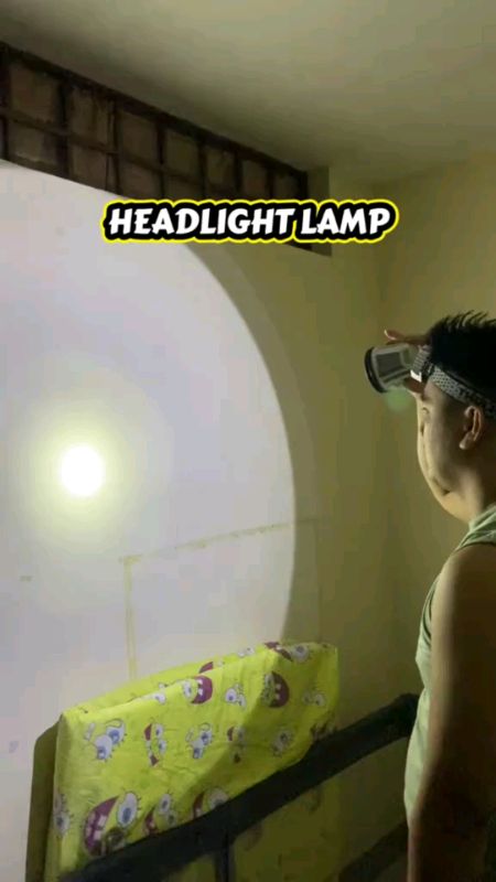 Headlamp Flashlight Led Usb Rechargeable Water Proof Head Flashlight Multifunctional headlight#FreeCoinsInShopeeVideo #MasMuraSaShopee #checkout