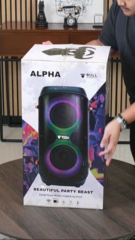 #Bull Audio Alpha / #Alphawith #WirelessMicrophone #Bluetooth #PartySpeaker#DeeBass#MASMURASASHOPEE #HUGOTSASHOPEE #freecoinsInShopeevideo #fyp#💯✅❤️