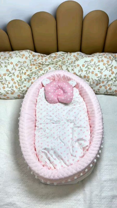 Portable Baby Bed Cotton Baby Nest with Baby Pillow Removable Newborn Bed Set  #MasMuraSaShopee #ShopeePHpaydaySale #HugotSaShopee #WishlistMoSagotKo