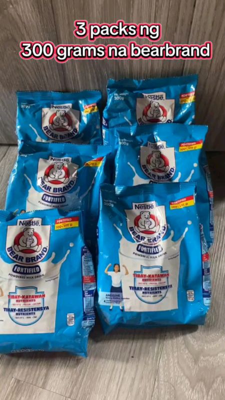 BEAR BRAND Fortified Powdered Milk Drink 300g-Pack of 3#pisocoinshopee #followers#follower