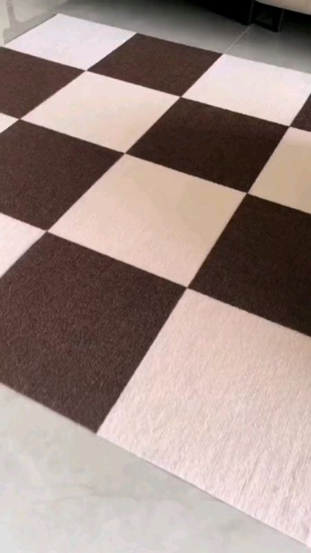 【50PCS】Self Adhesive Carpet Tile Floor Carpet Mat For Bedroom Living Room Office Floor Nons 30x30cm
