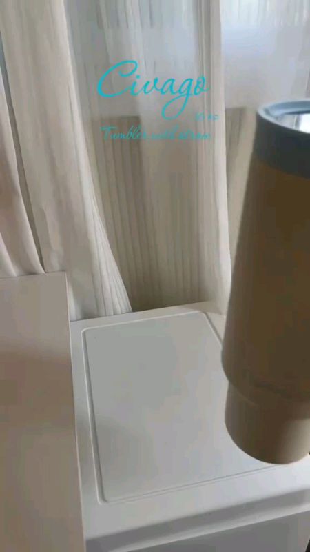 #stainless steel large capacity water tumbler with straw