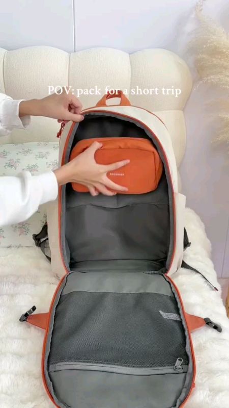 #BAGSMART 25L 180*OPEN TRAVEL backpack 15.6 inch laptop backpack#25L#opentravelbackpack#laptopbackpack#AFFORDABLE💯✅ #masmurasashopee #fyp#quality 💯