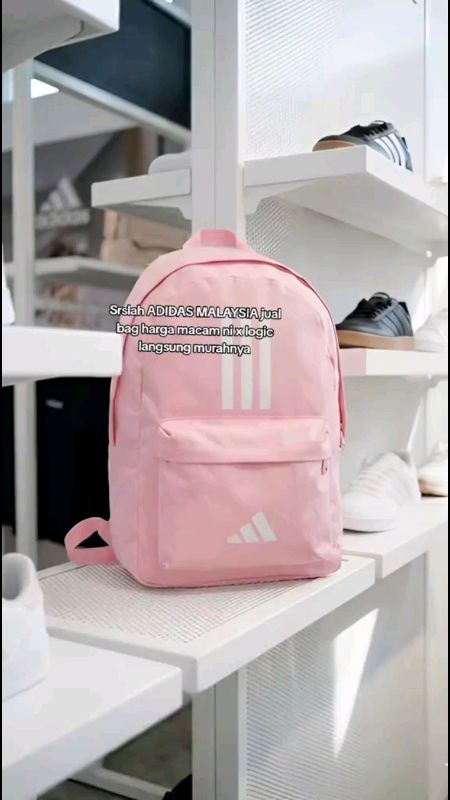 #adidas lifestyle classic back to school backpack unisex#lifestyle#classic#backtoschool#backpack#unisex#fyp#masmurasashopee #freecoinsInshopeevideo