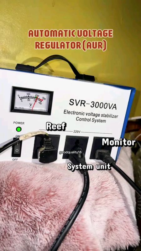 sayang lang masisira mga appliances kaya need natin tong avr#goodquality#automaticvoltageregulator#avr