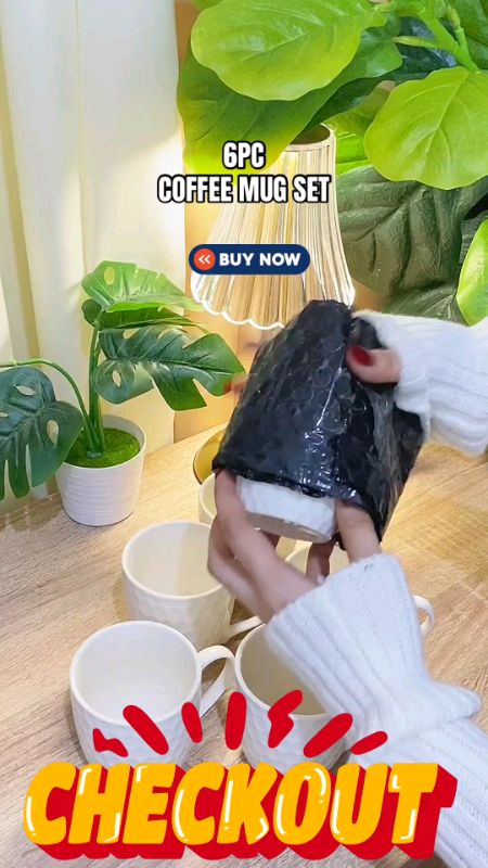 6PC CERAMIC COFFEE MUG GRABE ANG MURA #coffeemug #mug #ceramicmug #coffeemugset #fyp #buynow #ShopeeAffiliatePh #ShopeeFinds #Shopee  #MasMuraSaShopee