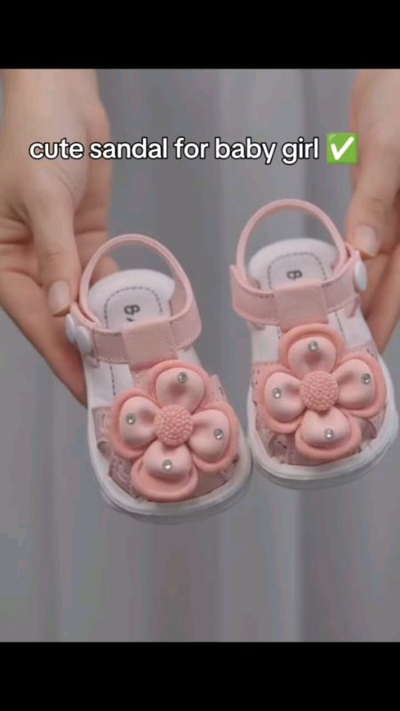 TwinsBaby Rubber Shoes For Kids Girl 2026 Summer Bow Princess Soft Soled Sandals Baby Walking Shoes#pisocoinshopee #followers#follower