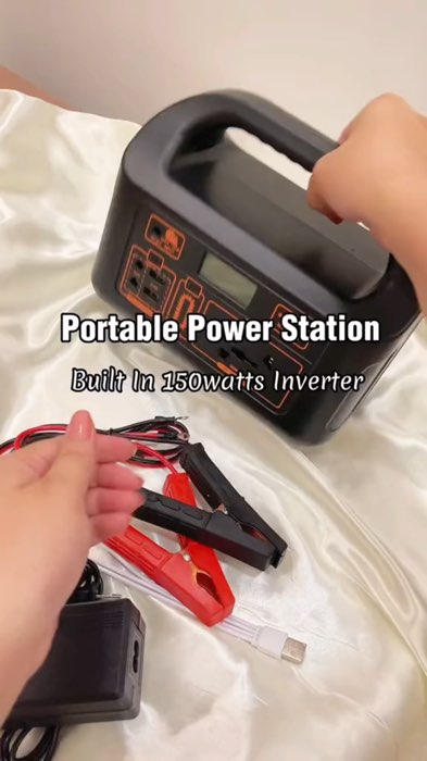 Portable power station #PortablePowerStation #PowerStation #SolarPowerStation #PortableGenerator #BackupPower #EmergencyPower #BrownoutEssentials#Home