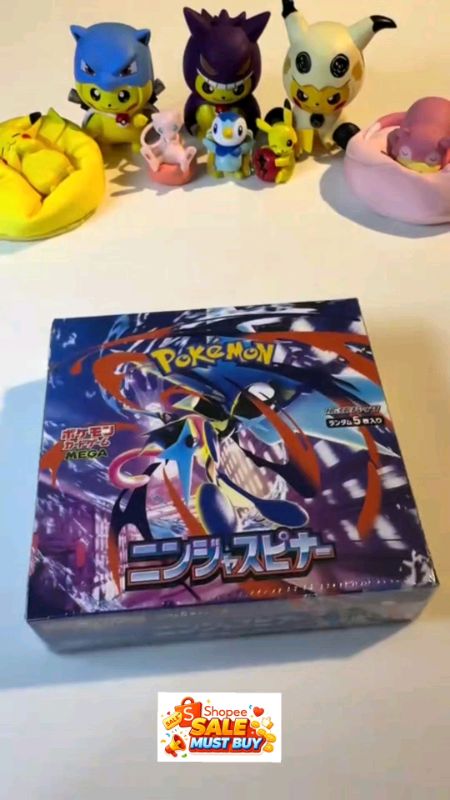Pokémon Card Game MEGA Expansion Pack Ninja Spinner BOX shrink-wrapped #fyp #MasMuraSaShopee #sale #bigdiscount #freevoucher #pokemon