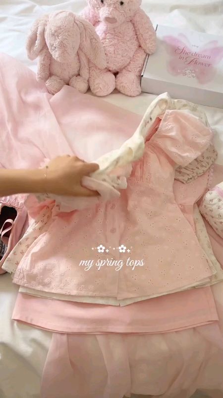 CUTE SPRING TOPS🌷🌷#springtops #coquette #tops #cutetops #cuteclothes #girly #coquettetops