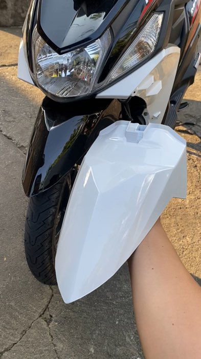 #Miofrontfender #miomodifiedfrontfender  MOTORCYCLE MODIFIED MIO M3 FRONT FENDER For mio i125 #masmurabumilisashopee
