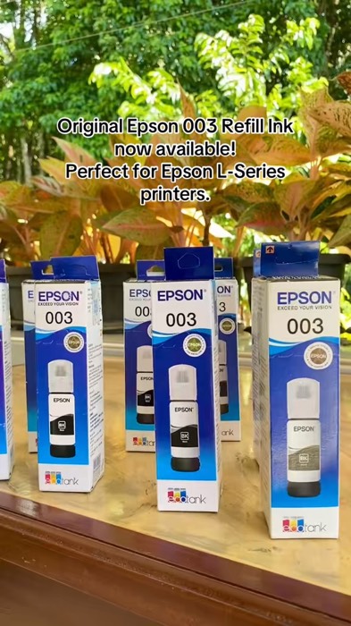Clear prints, Long-lasting ink & Perfect for school, office & business. • High quality prints Easy refill •Budget-friendly #ink #inkprinter #epson