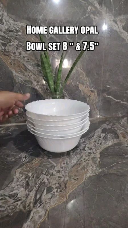 #HomeGalleryOpal2pcs#SaladBowl#HomeGallery6pcsBowl#