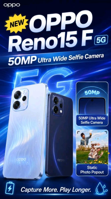 📱 OPPO Reno15 F 5G 🤳 50MP Ultra Wide Selfie + 5G speed! ✨ #NABudol #OPPO #Reno15F5G #5GPhone #budolfinds