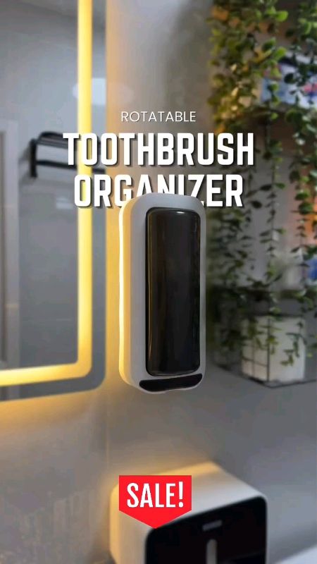 Rotatable Toothbrush Holder Tableware Storage Rack Box Straws Spoon Knife Fork Storage Wall Mounted#trend #ShopeePHPaydaySale #MasMuraSaShopee #FreeCo