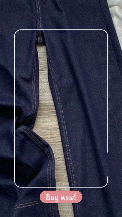 ￼PLUS SIZE Pants Long jeans blue denim baggy straight Wide-leg loose Korean highwaist casual bigsize#baggypants #wideleg #koreanhighwaist #shopee