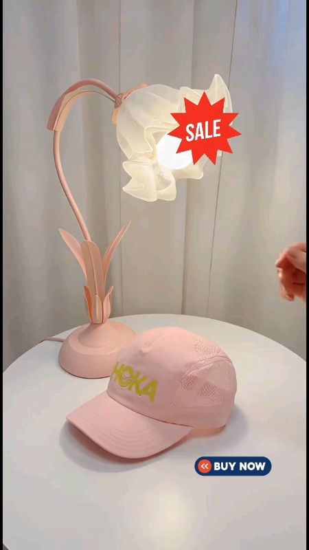 #Hoka Run Hat Unisex Hat/Cap/Visor - Bubble Gum  Get it on #Shopee now