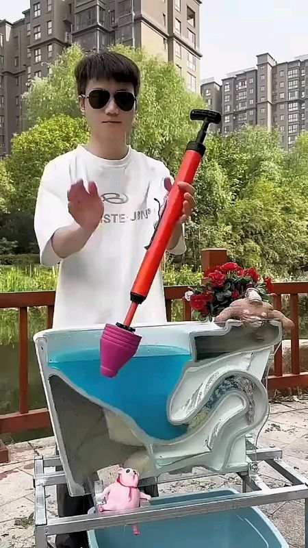 #High-pressure #toilet  #tools #toilet #plunger Toilet  #toilet dredge #unclogging #pipe #trending #tool #fashion #diy