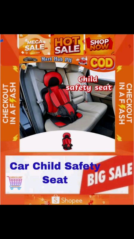Car Child Safety Seat #MasMuraSaShopee #FreeCoinsInShopeeVideo #ShopeePHPaydaySale #childsafetyseat