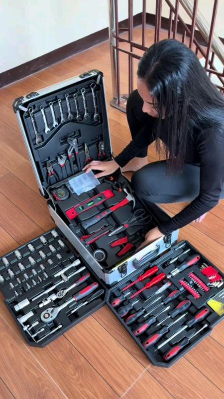 REAIM Tools Set for Motorcycle Socket Wrench Set Heavy Duty 85/187pcs Tool Box Set#highquality #checkoutna