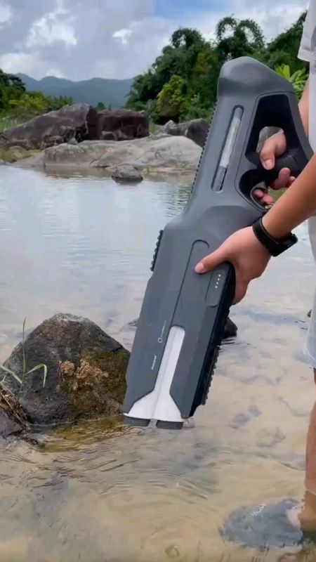 COD - Automatic Water Absorbing Electric Toy Water Gun Large Capacity Electric Water Gun Outdoor Toy#trend #ShopeePHPaydaySale #MasMuraSaShopee #FreeC
